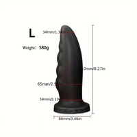 5.91in 7.09in 8.27in 9.45in Silicone Soft Big Odd Anal Plug Dildo