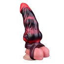 5.91in 7.17in Silicone Cock Sleeve Soft Vibrating Hollow Fantasy Odd Dildo
