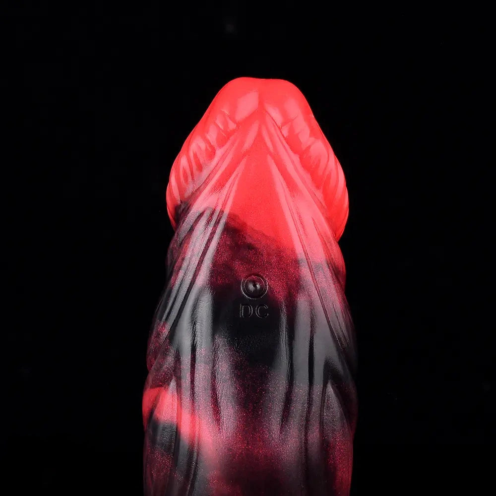 5.91in 7.17in Silicone Cock Sleeve Soft Vibrating Hollow Fantasy Odd Dildo