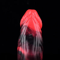 5.91in 7.17in Silicone Cock Sleeve Soft Vibrating Hollow Fantasy Odd Dildo