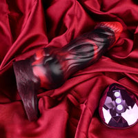 5.91in 7.17in Silicone Cock Sleeve Soft Vibrating Hollow Fantasy Odd Dildo