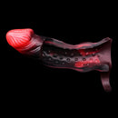 5.91in 7.17in Silicone Cock Sleeve Soft Vibrating Hollow Fantasy Odd Dildo