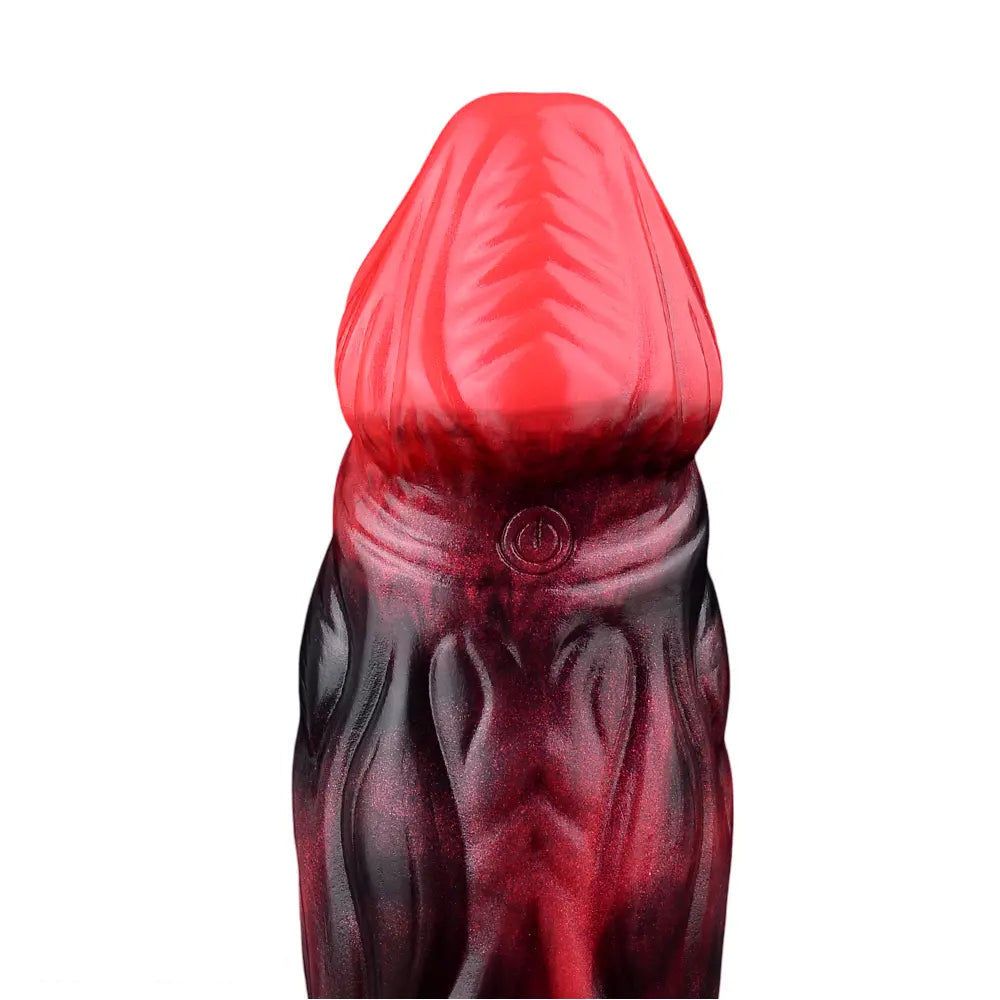 5.91in 7.17in Silicone Cock Sleeve Soft Vibrating Hollow Fantasy Odd Dildo