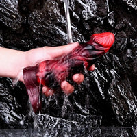 5.91in 7.17in Silicone Cock Sleeve Soft Vibrating Hollow Fantasy Odd Dildo