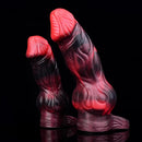 5.91in 7.17in Silicone Cock Sleeve Soft Vibrating Hollow Fantasy Odd Dildo