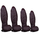 5.91in 7.48in 8.86in 10.43in Realistic Silicone Uncut Thick Dildo Sex Product