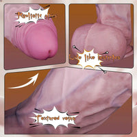 5.91in 7.48in 8.86in 10.43in Realistic Silicone Uncut Thick Dildo Sex Product