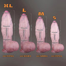 5.91in 7.48in 8.86in 10.43in Realistic Silicone Uncut Thick Dildo Sex Product