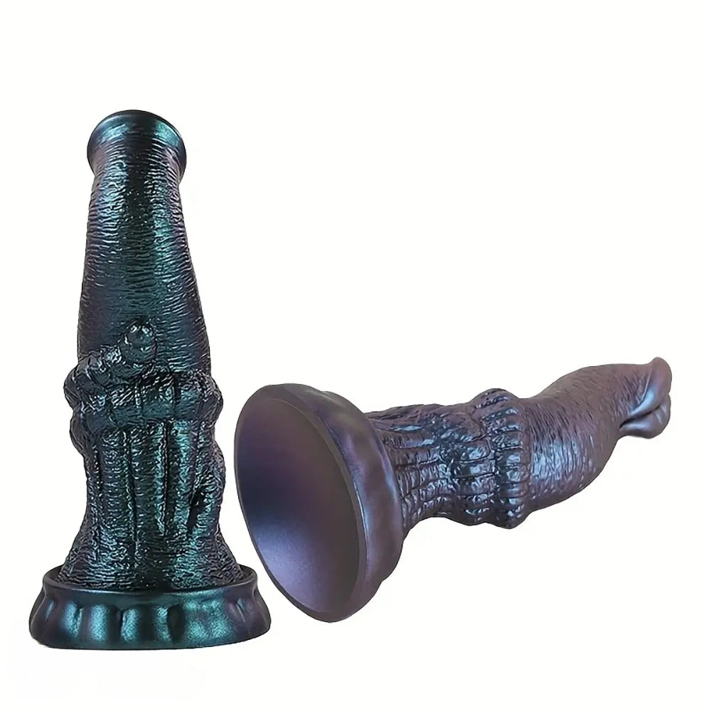 5.91in 7.4in Exotic Silicone Elephant Trunk Penis Female Orgasm Dildo