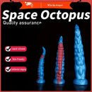 5.91in 7.87in 9.84in Octopus Silicone Soft Monster Dildo With Luminous Pink