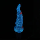 5.91in 7.87in 9.84in Octopus Silicone Soft Monster Dildo With Luminous Pink