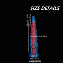 5.91in 7.87in 9.84in Octopus Silicone Soft Monster Dildo With Luminous Pink
