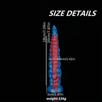 5.91in 7.87in 9.84in Octopus Silicone Soft Monster Dildo With Luminous Pink