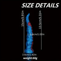 5.91in 7.87in 9.84in Octopus Silicone Soft Monster Dildo With Luminous Pink