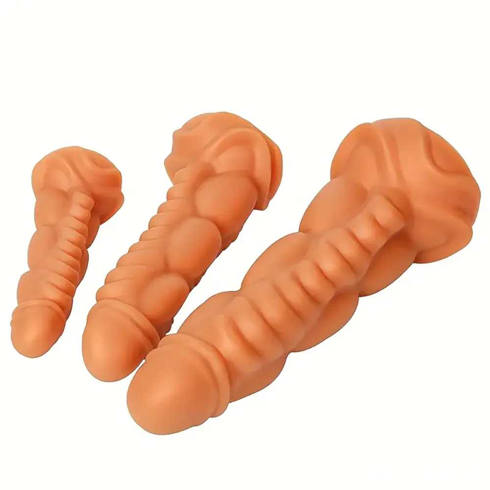 5.91in 8.66in 10.55in Unisex Silicone Fantasy Big Soft Love Dildo