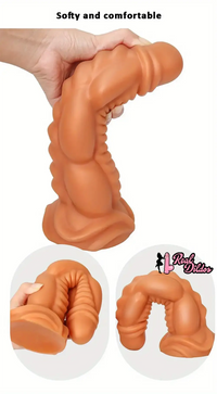 5.91in 8.66in 10.55in Unisex Silicone Fantasy Big Soft Love Dildo