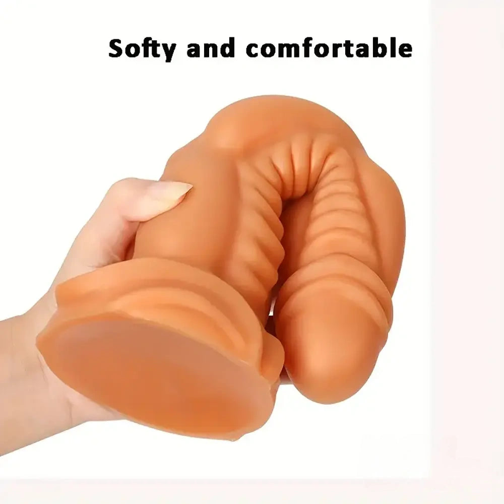 5.91in 8.66in 10.55in Unisex Silicone Fantasy Big Soft Love Dildo