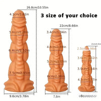 5.91in 8.66in 10.55in Unisex Silicone Fantasy Big Soft Love Dildo