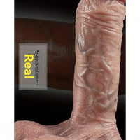 5.91in 9.06in 9.84in Realistic Female Silicone Large Soft Dildo Adult Toy