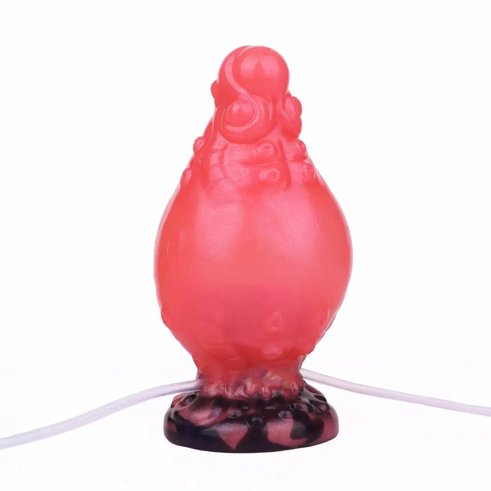 5.91in Fantasy Octopus Tentacle Silicone Soft Inflatable Spraying Water Dildo