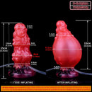 5.91in Fantasy Octopus Tentacle Silicone Soft Inflatable Spraying Water Dildo