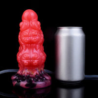 5.91in Fantasy Octopus Tentacle Silicone Soft Inflatable Spraying Water Dildo