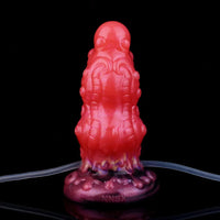 5.91in Fantasy Octopus Tentacle Silicone Soft Inflatable Spraying Water Dildo