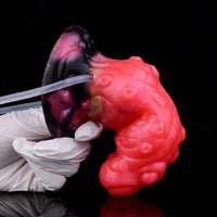 5.91in Fantasy Octopus Tentacle Silicone Soft Inflatable Spraying Water Dildo