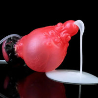 5.91in Fantasy Octopus Tentacle Silicone Soft Inflatable Spraying Water Dildo