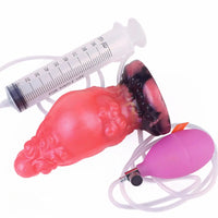 5.91in Fantasy Octopus Tentacle Silicone Soft Inflatable Spraying Water Dildo