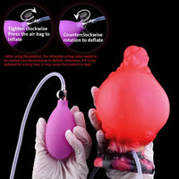 5.91in Fantasy Octopus Tentacle Silicone Soft Inflatable Spraying Water Dildo
