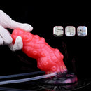 5.91in Fantasy Octopus Tentacle Silicone Soft Inflatable Spraying Water Dildo