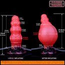 5.91in Fantasy Odd Silicone Soft Inflatable Spraying Water Dildo Love Toy