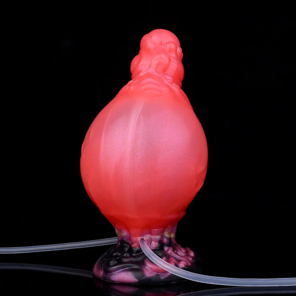 5.91in Fantasy Odd Silicone Soft Inflatable Spraying Water Dildo Love Toy