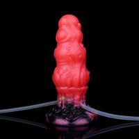 5.91in Fantasy Odd Silicone Soft Inflatable Spraying Water Dildo Love Toy