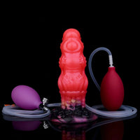 5.91in Fantasy Odd Silicone Soft Inflatable Spraying Water Dildo Love Toy