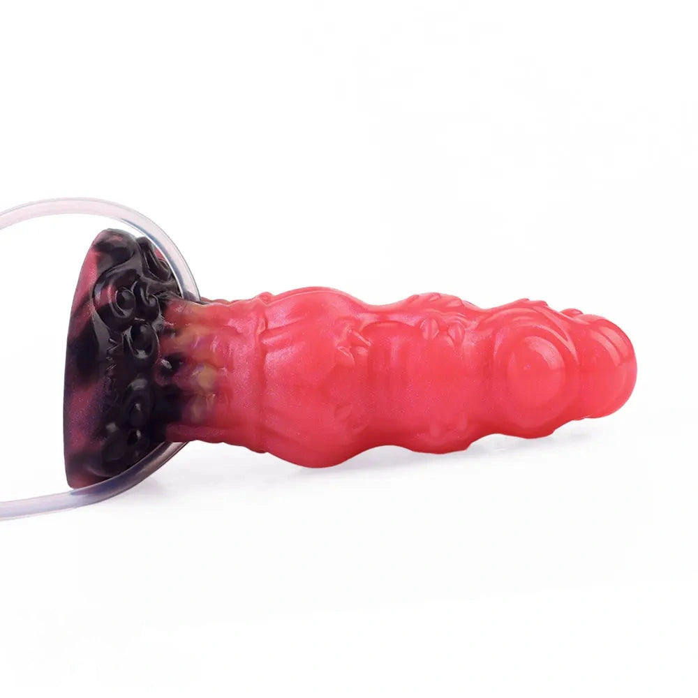 5.91in Fantasy Odd Silicone Soft Inflatable Spraying Water Dildo Love Toy