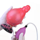 5.91in Fantasy Odd Silicone Soft Inflatable Spraying Water Dildo Love Toy