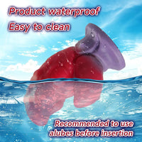 5.91in Fantasy Silicone Soft Dildo Real Crab Claw Cock With Raised Spikes