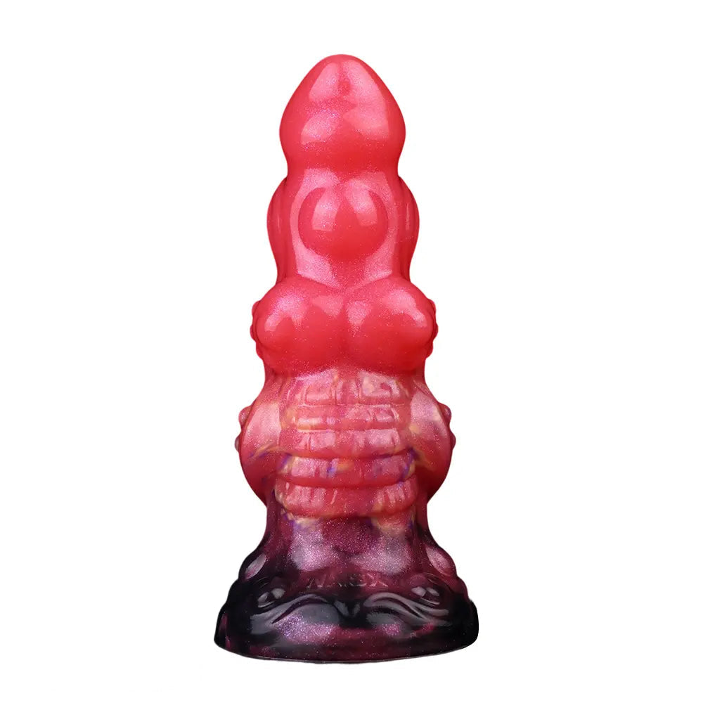 5.91in Fantasy Silicone Soft Odd Dildo Durable Construction Cock Sex Toy