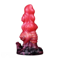 5.91in Fantasy Silicone Soft Odd Dildo Durable Construction Cock Sex Toy