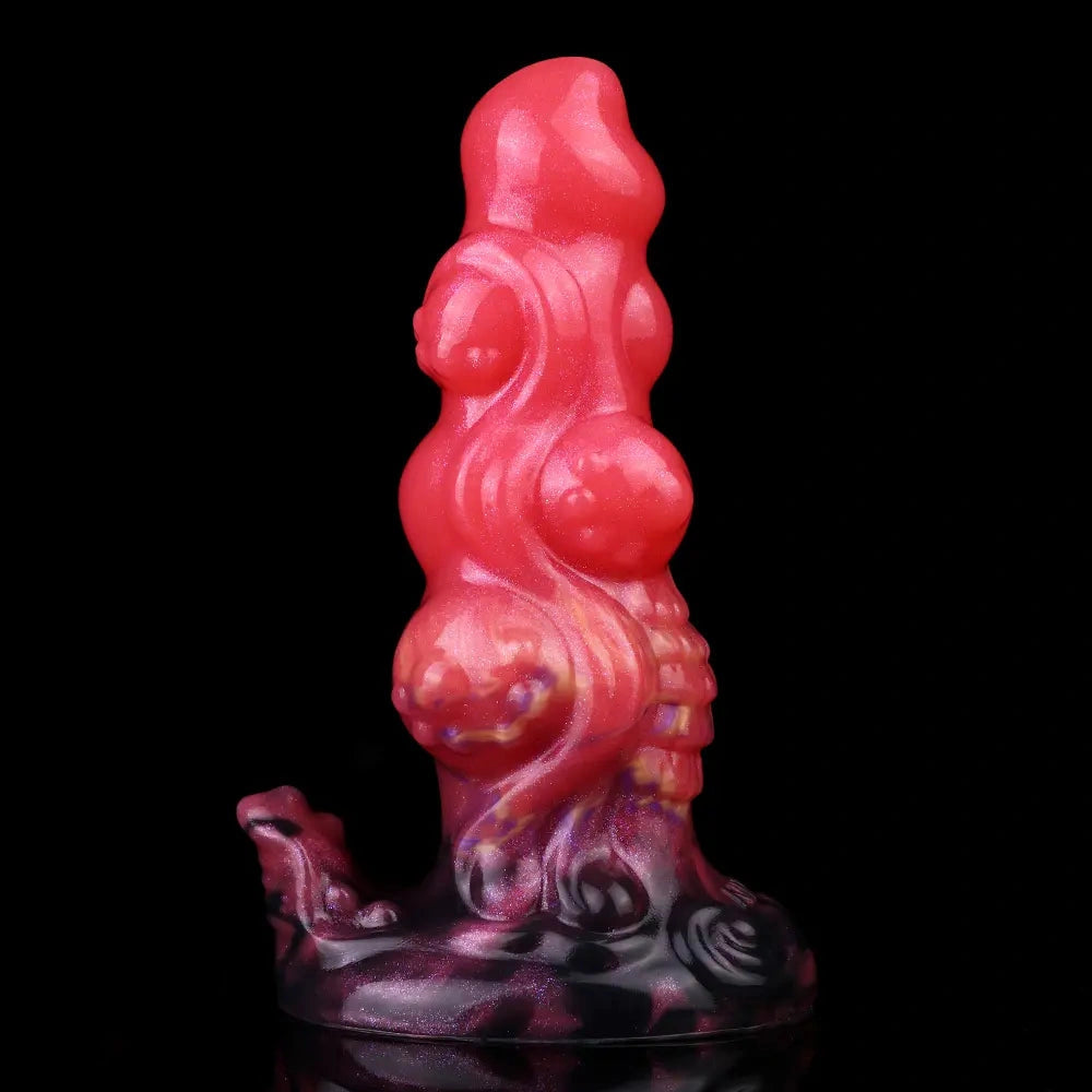 5.91in Fantasy Silicone Soft Odd Dildo Durable Construction Cock Sex Toy
