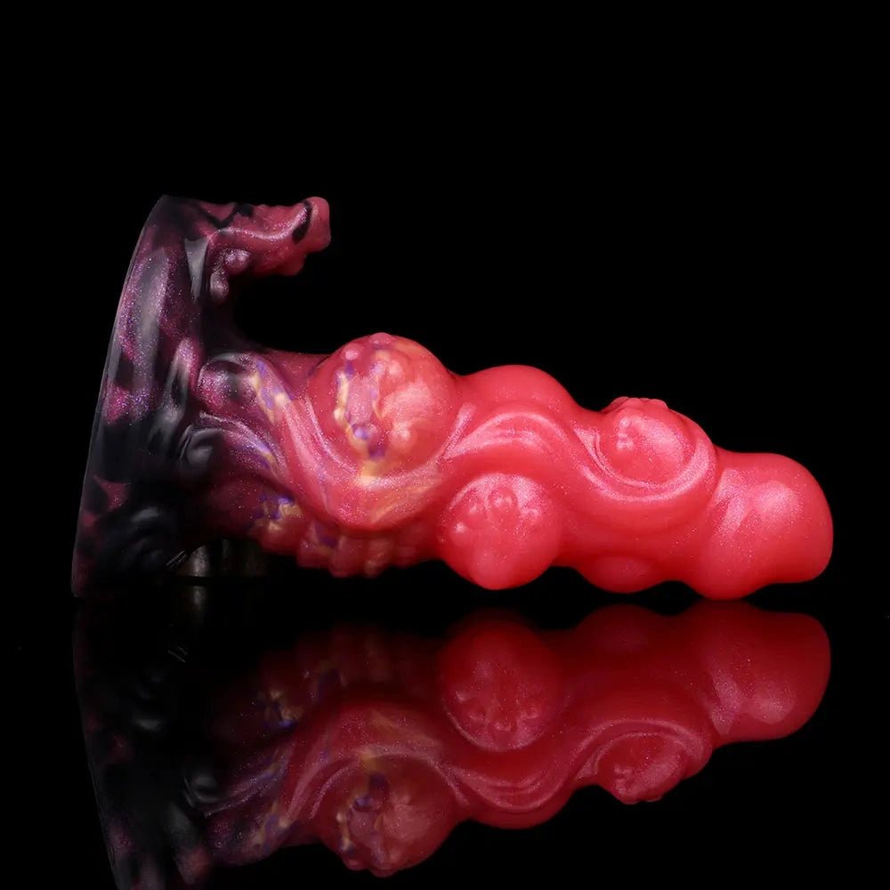 5.91in Fantasy Silicone Soft Odd Dildo Durable Construction Cock Sex Toy