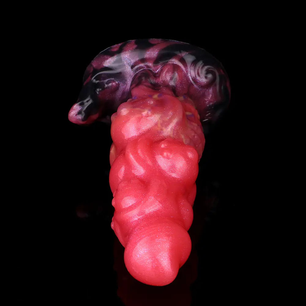 5.91in Fantasy Silicone Soft Odd Dildo Durable Construction Cock Sex Toy