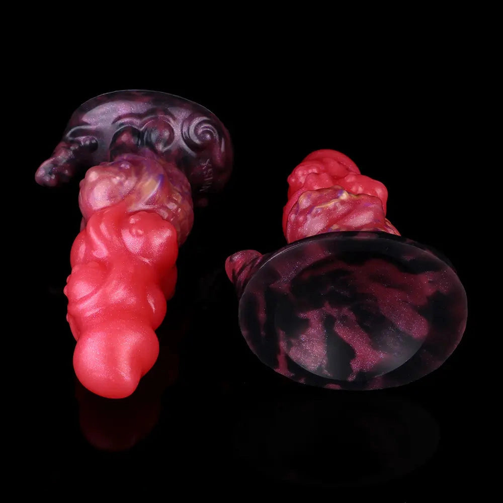 5.91in Fantasy Silicone Soft Odd Dildo Durable Construction Cock Sex Toy
