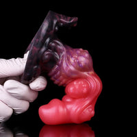 5.91in Fantasy Silicone Soft Odd Dildo Durable Construction Cock Sex Toy