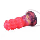 5.91in Fantasy Weird Silicone Soft Inflatable Spraying Water Dildo For Clit