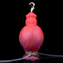 5.91in Fantasy Weird Silicone Soft Inflatable Spraying Water Dildo For Clit