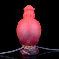 5.91in Fantasy Weird Silicone Soft Inflatable Spraying Water Dildo For Clit