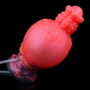 5.91in Fantasy Weird Silicone Soft Inflatable Spraying Water Dildo For Clit